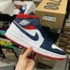 Air Jordan 1 Mid American Blue Red White