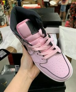 Air Jordan 1 Mid Black Pink