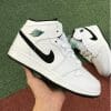 Air Jordan 1 MID GS White Green