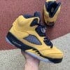 Air Jordan 5 Michigan Black Yellow