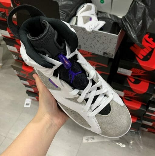 Air Jordan 6 Flint Ultraviolet Gray - Image 5