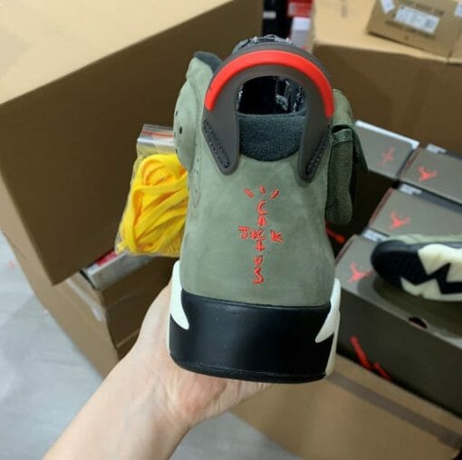 Air Jordan 6 x Travis Scott Army Green