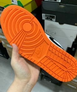 Air Jordan 1 Low Black and White Orange