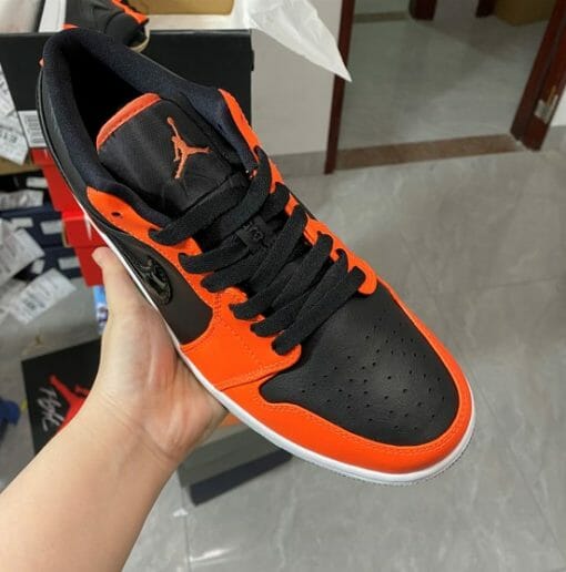 Air Jordan 1 Low Black Orange - Image 4