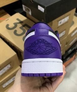 Air Jordan 1 Low Black Purple Toe Grape