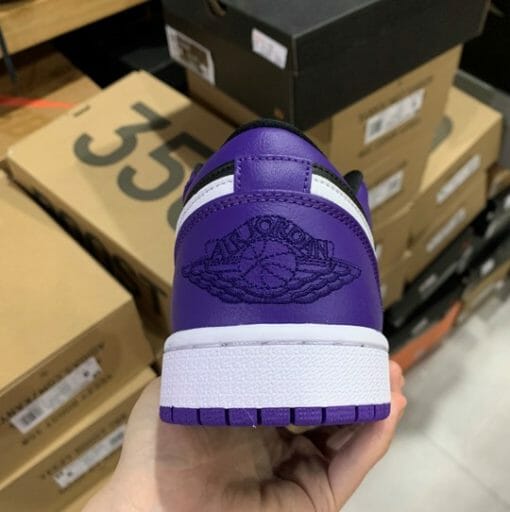 Air Jordan 1 Low Black Purple Toe Grape