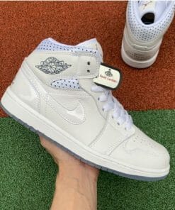 Air Jordan 1 Crystal Bottom Wave Nod Layer Leather
