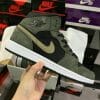 Air Jordan 1 Mid Army Green Style