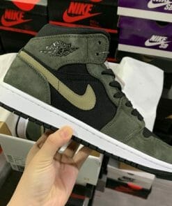Air Jordan 1 Mid Army Green Style