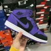 Air Jordan 1 Mid Black Purple