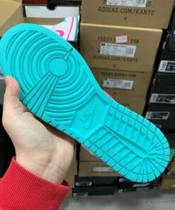 Air Jordan 1 Mid GS Pink Green Barbie Pink