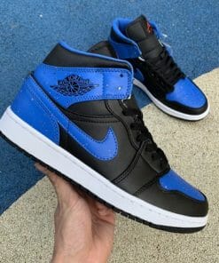 Air Jordan 1 Mid Royal Blue Splash