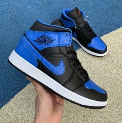 Air Jordan 1 Mid Royal Blue Splash