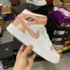 Air Jordan 1 Mid White Rose Gold