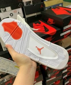 Air Jordan 4 Orange Metallic