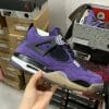 Travis Scott x Air Jordan 4 Purple Suede