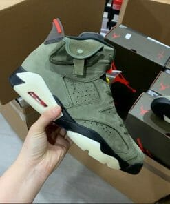 Air Jordan 6 x Travis Scott Army Green