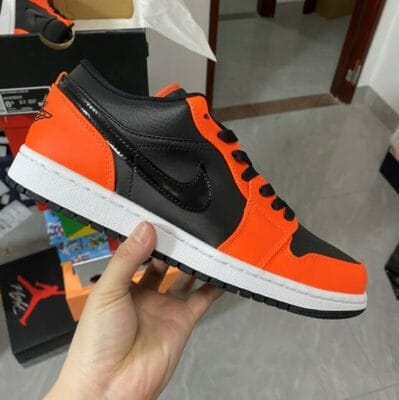 Air Jordan 1 Low Black Orange 14 Air Jordan 1 Low Black Orange