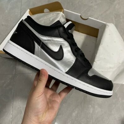 Air Jordan 1 Low Metallic Silver 14 Air Jordan 1 Low Metallic Silver