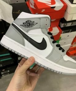 Air Jordan 1 Mid Light Smoke Grey