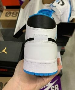 Air Jordan 1 White Blue Black