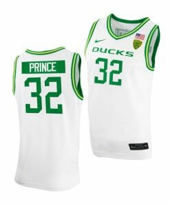 Sedona Prince Jersey Oregon Ducks College Basketball NCAA eligibility Jersey 2023 WNBA Draft White #32