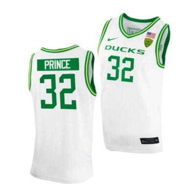 Sedona Prince Jersey Oregon Ducks College Basketball NCAA eligibility Jersey 2023 WNBA Draft White #32 6 Sedona Prince Jersey Oregon Ducks College Basketball NCAA eligibility Jersey 2023 WNBA Draft White #32
