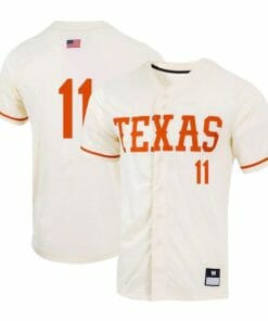 Tanner Witt Jersey Texas Longhorns Baseball NCAA College Natural Alumni #11