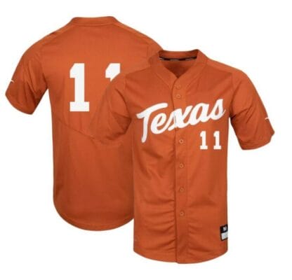 Tanner Witt Jersey Texas Longhorns Baseball NCAA College Orange Alumni #11 6 Tanner Witt Jersey Texas Longhorns Baseball NCAA College Orange Alumni #11