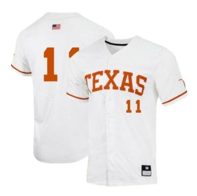Tanner Witt Jersey Texas Longhorns Baseball NCAA College White Alumni #11 6 Tanner Witt Jersey Texas Longhorns Baseball NCAA College White Alumni #11