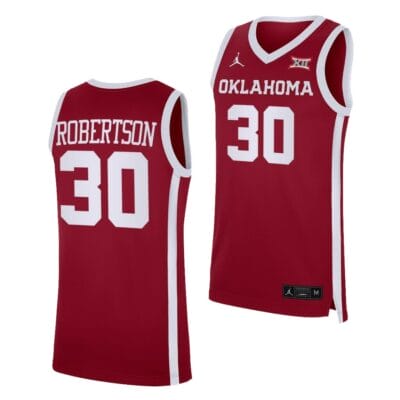 Taylor Robertson Jersey Oklahoma Sooners College Basketball NCAA eligibility Jersey 2023 WNBA Draft Red #30