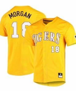 Tre Morgan Jersey LSU Tigers Baseball NCAA College Yellow Alumni #18