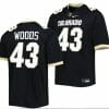 Trevor Woods Jersey Colorado Buffaloes College Football Untouchable Replica Black #43