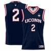 Tristen Newton Jersey UConn Huskies College Basketball No Name Navy #2