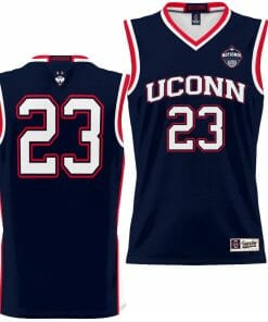 UConn Huskies Basketball Jersey 2023 NCAA National Champions Navy #23