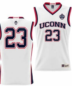 UConn Huskies Basketball Jersey 2023 NCAA National Champions White #23