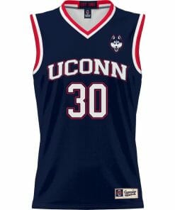 Yarin Hasson Jersey UConn Huskies College Basketball No Name Navy #30 6 Yarin Hasson Jersey UConn Huskies College Basketball No Name Navy 301 1