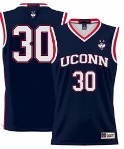 Yarin Hasson Jersey UConn Huskies College Basketball No Name Navy #30