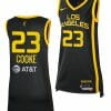 Zia Cooke Jersey Rebel Edition Los Angeles Sparks College Basketball 2023 WNBA Draft Black #23