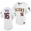 Brady Neal Jersey LSU Tigers #16 White 2023 College World Series NCAA Baseball 2 Brady Neal Jersey LSU Tigers #16 White 2023 College World Series NCAA Baseball