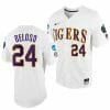 Cade Beloso Jersey LSU Tigers #24 White 2023 College World Series NCAA Baseball
