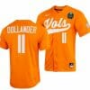 Chase Dollander Jersey Tennessee Volunteers #11 Orange 2023 NCAA Baseball College World Series OMAHA 8