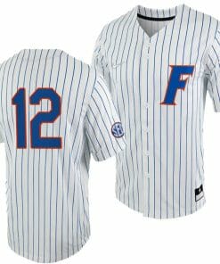 Hurston Waldrep Jersey Florida Gators #12 White Royal 2023 College World Series NCAA Baseball