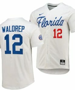 Hurston Waldrep Jersey Florida Gators 2023 College World Series White #12 Replica NCAA Baseball