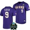 LSU Tigers Baseball Ty Floyd Jersey NCAA 2023 College World Series Purple #9