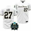 Wake Forest Demon Deacons Baseball Bennett Lee Jersey NCAA 2023 College World Series White #27