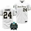 Wake Forest Demon Deacons Tommy Hawke Jersey NCAA 2023 College World Series White #24 Baseball