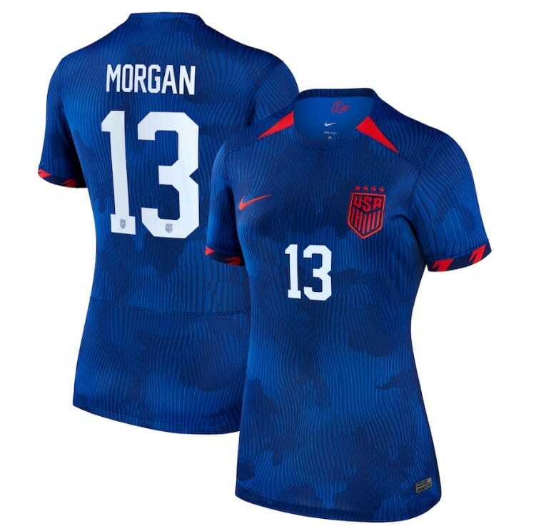 Alex Morgan Jersey USWNT 2023 Away Replica Royal 1 Alex Morgan Jersey USWNT 2023 Away Replica Royal