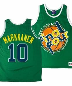 Arizona Wildcats Lauri Markkanen Jersey #10 1997 NCAA Champions Final Four Green