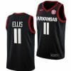 Arkansas Razorbacks El Ellis Jersey #3 College Basketball Black